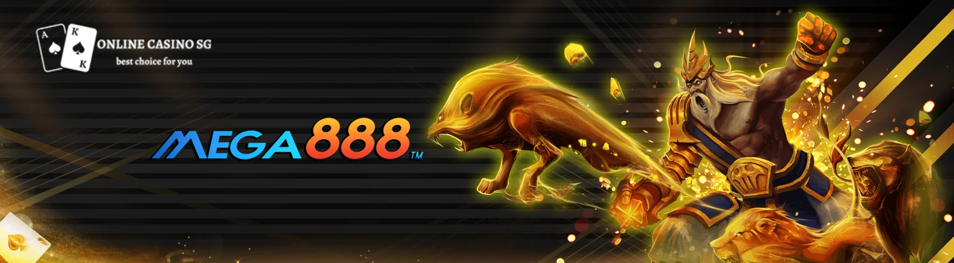 Enjoy playing Mega888 casino games today in Singapore. 